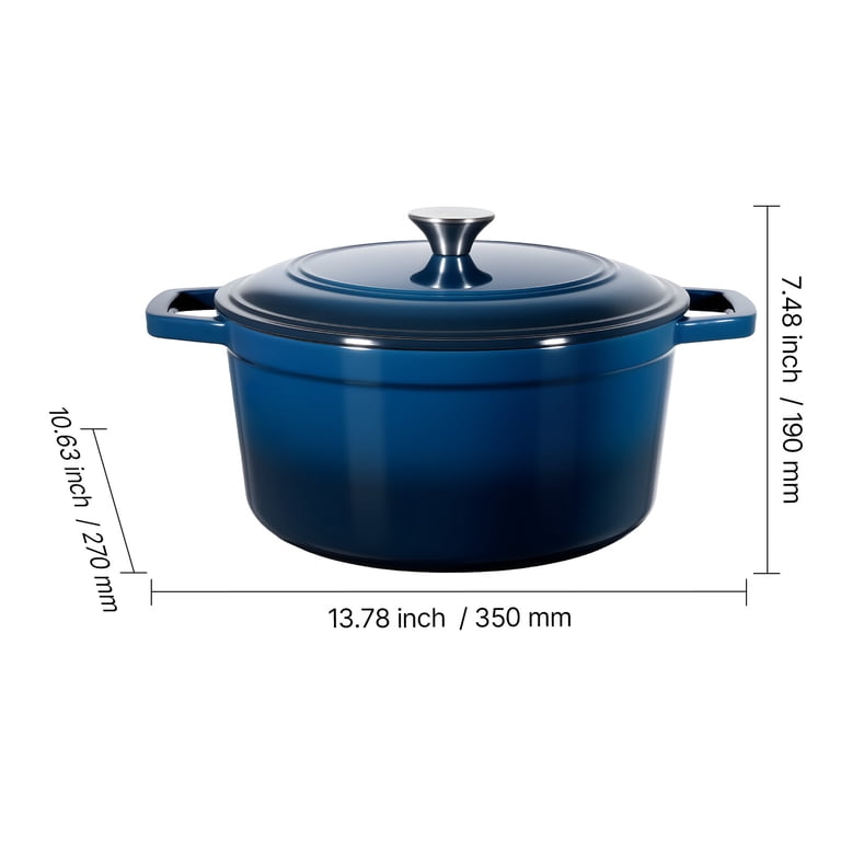 KFFKFF 6-Quart Enameled Cast Iron Dutch Oven photo 8