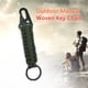 thumbnail image 4 of Llavero Cuerda Lanyard Acamping Carabinero Tejido A Mano Olequanon Hebilla Paracord Cordón para Acampar Supervivencia, 4 of 8