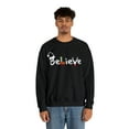 thumbnail image 3 of Believe - Christmas design Unisex Heavy Blend™ Crewneck Sweatshirt, 3 of 4