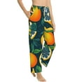 thumbnail image 2 of Fotbe Fresh Orange Women's Pajama Pants,Sleepwear Pants,Pj Bottoms Drawstring And Pockets-XX-Large, 2 of 9