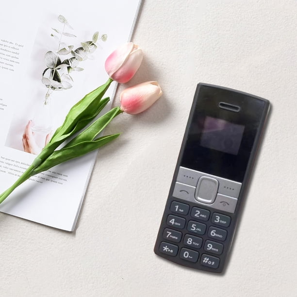 Teléfono celular BM150 Mini, 2G, Estudiante, Anciano, Doble SIM, Marcador Bluetooth, Teclado Mini Recto, Negro