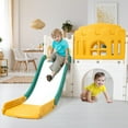 thumbnail image 6 of Accreate 8 in 1 Toddler Slide, Indoor Kids Slide for Toddler 1-3, Indoor Playground with Slide, Basketball Hoop, Climber, Telescope, Tunnel and Large Storage Space, Toddler Outdoor Playset, 6 of 8