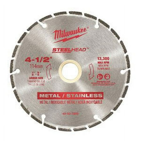 UPC: 0045242363544 | Milwaukee Electric Tool – 49-93-7805 – 4-1/2 In. STEELHEAD Diamond Cut-Off Blade