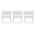thumbnail image 1 of Caja De Almacenamiento De Alimentos, Contenedor De Queso Con Tapa Abatible Cuadrada PP Transparente 3 Piezas Para Cocina, 1 of 7