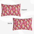 thumbnail image 2 of Rateoe Cow And Flower Pattern Pillow Covers with Invisible Zipper(Pillows are not Included) Standard Pillowcases-20"x30", 2 of 6