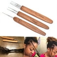 thumbnail image 2 of 1/3pcs 0.5mm Dreadlock Crochet Needle Hook Bamboo Handle Hooks Tools Making, 2 of 5