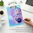 thumbnail image 4 of FMSHPON Zodiac Aquarius Clipboard Hardboard Wood Nursing Clip Board and Pull for Standard A4 Letter 13x9 inches, 4 of 7