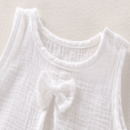 thumbnail image 5 of XBASW Baby Toddler Girls Shorts Outfits Infant Girls Sleeveless Bow Shirt with Bloomers Shorts Summer Cotton Set for 6M-5T, 5 of 10
