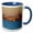 Blue/White, variant on 3drose, Wa, Seattle, Qwest Field and Elliott Bay - Us48 Jwi1103 - Jamie and Judy Wild, 11oz Two-tone Red Mug