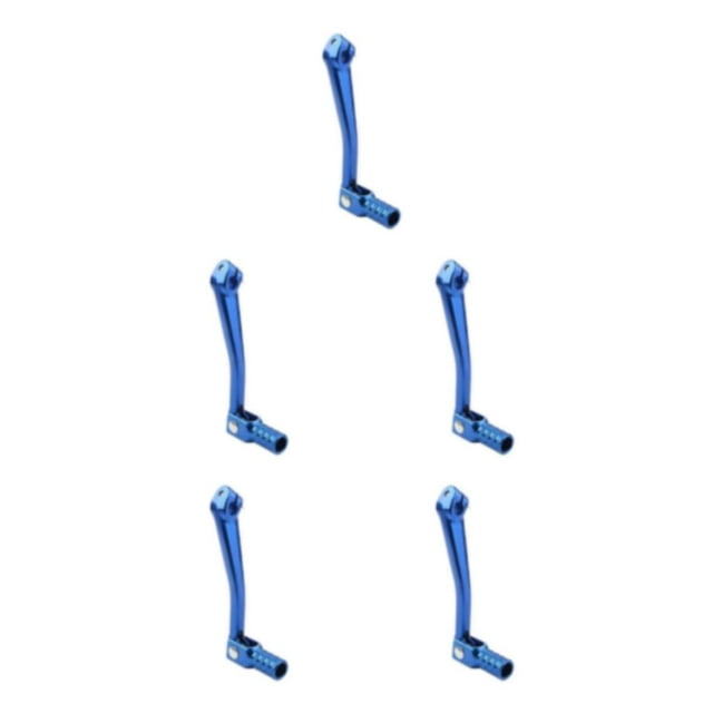 maskred Comfortable CNC Foot Gear Lever Shifter With Easy Installation Premium Materials Blue 5Set