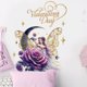 thumbnail image 1 of Adhesivo de pared para el día de San Valentín con forma de hada, diseño floral y mariposa, 1 of 3