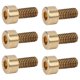 thumbnail image 4 of 50Pcs Cap Hex Socket Screw Copper Fastener Hardware Tools Industrial Supplies M4M4x9, 4 of 5