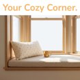 thumbnail image 3 of Unique Bargains 2 Pack Pillowcase Soft Cooling Cotton Pillow Cases Breathable Yellow A, 3 of 5