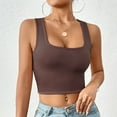 thumbnail image 2 of Byworldtasic Crop Tank Tops for Women Basic Workout Tank Tops Sleeveless Shirt Going Out Top, 2 of 4