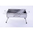thumbnail image 2 of Wetlif Stainless Stell Charcoal Portable Grill Mangal Shish Kebab Kabob BBQ Barbecue Shashlik, 2 of 4