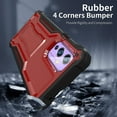 thumbnail image 4 of ExoGuard For OnePlus 9 Case, Phone Case with Screen Protector and Kickstand (Red), 4 of 7