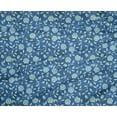 thumbnail image 4 of oneOone Polyester Lycra Teal Blue Fabric Batik Craft Projects Decor Fabric Printed By The Yard 56 Inch Wide - LY, 4 of 4