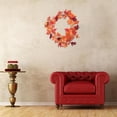 thumbnail image 1 of TAILTOSS 1Pcs Simulated Maple Rattan Dark Red 175x6in Leaf Shape Pvc Material For Home Family, 1 of 4