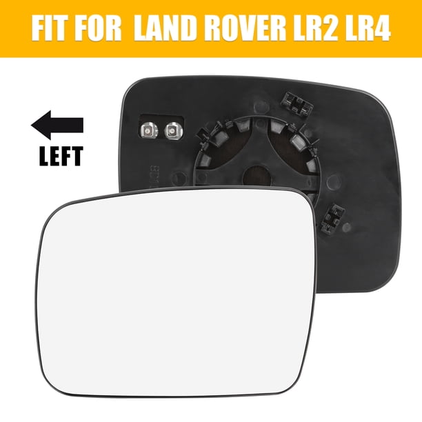 Heated Mirror Glass With Backing Plate – Driver Side Left For Land Rover LR2 LR4