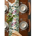 thumbnail image 2 of Ldtrchee Palm Leaves Table Runner 36 Inches, Summer Botanical Tropical Plants Bed Runner Dresser Scarves Tabletop for Indoor Outdoor Parties/Ceremony/Banquet, 13"x 36", 2 of 8