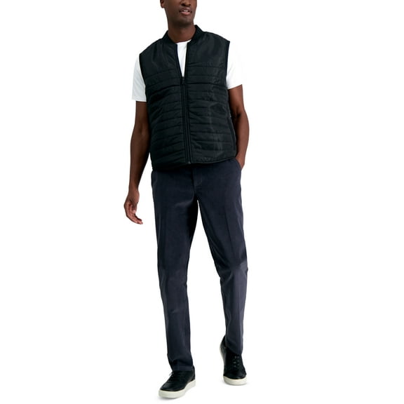 Kenneth Cole Reaction Mens Slim Fit Corduroy Pants Dusk Navy Blue 31 x 30