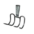 thumbnail image 2 of Alloy Steel Four Tine Garden Rake for Soil Loosening Weeding and Rock Removal – Heavy Duty Metal Hand Rake for Home Garden Yard and Beach Sand, 2 of 6