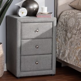 Baxton Studio Talia Modern And Contemporary Grey Fabric