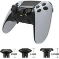 thumbnail image 5 of Prociv 10 in 1 Metal Thumbsticks for PS5 Edge Controller, 6 Analog Stick Joystick 4 Back Paddles Triggers Buttons Interchangeable Replacement for PS5 Edge Controller (Black), 5 of 8