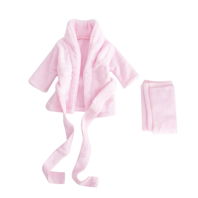 Albornoz para recién nacidos, de algodón puro, engrosado, para bebés, trajes de baño para fotos, ropa para fotos