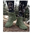 thumbnail image 2 of Combat Boots Men's Military Tactical Boots Safety Ankle Boots Durable Army Patrol Boots Outdoor Sports Hiking Boots-khaki, 2 of 4