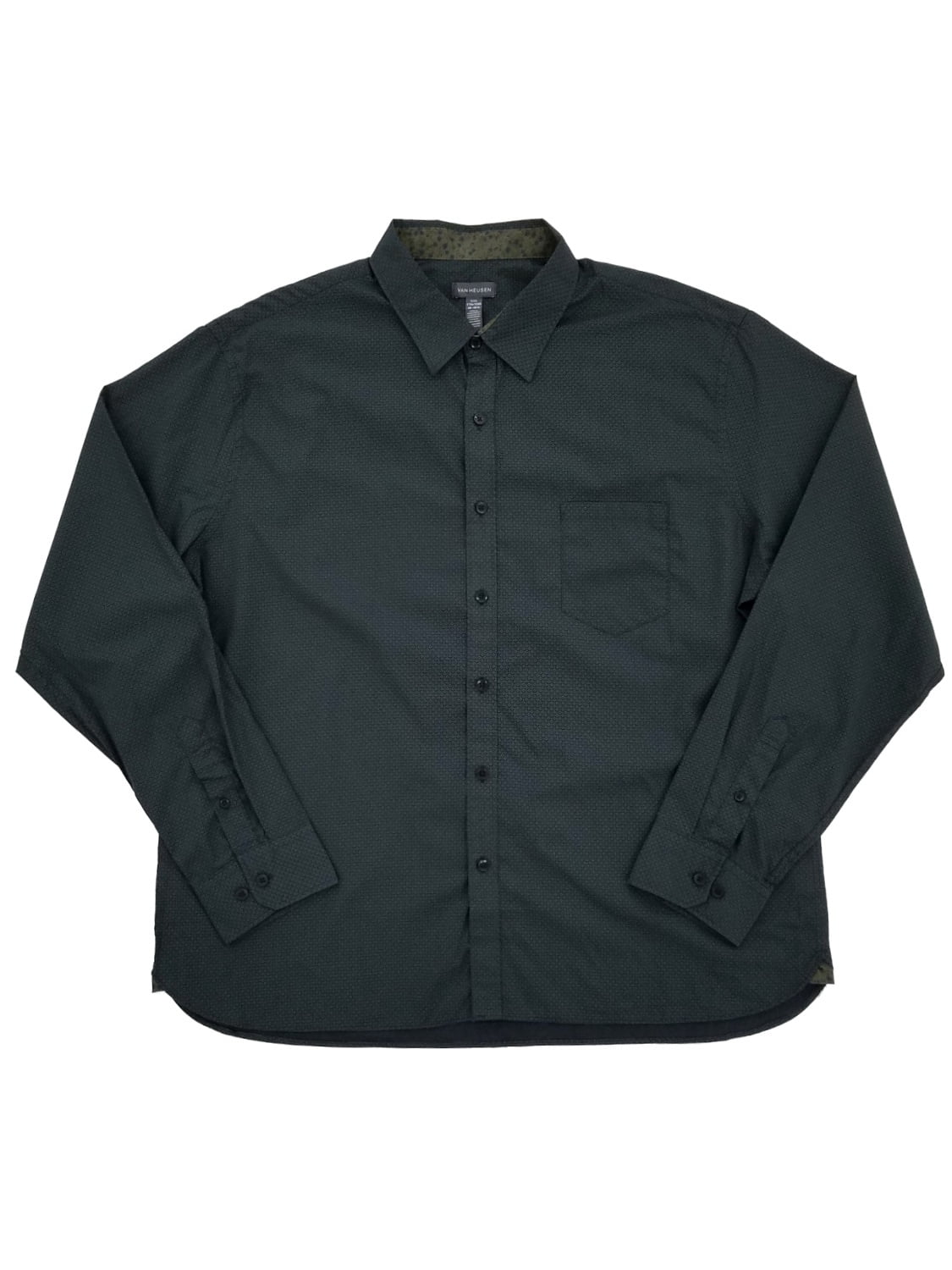 van heusen never tuck long sleeve