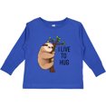 thumbnail image 3 of Inktastic I Live to Hug Cute Sloth on a Branch Boys or Girls Long Sleeve Toddler T-Shirt, 3 of 5