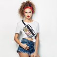 thumbnail image 4 of Sac Banane Stade Approuvé Sac à Taille Claire pour les Femmes Hommes Sac à Ceinture Imperméable avec Sangle Réglable Solide Boucle Sac à Taille Transparente Sac à Ceinture de Mode pour les Concerts Événements Sportifs, 4 of 8