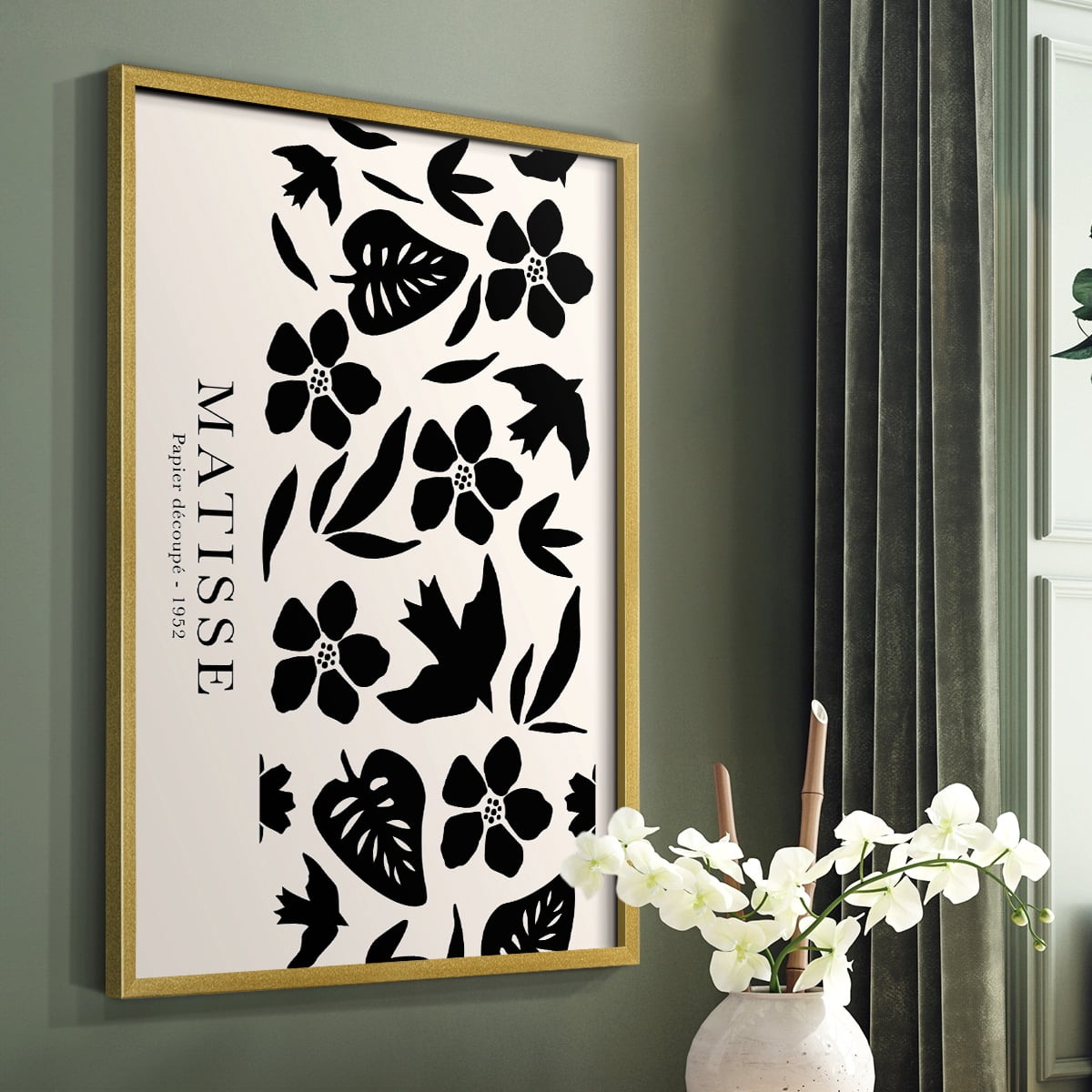 Matisse CCLXIII in Solid Wood 8 x 10 Framed Print