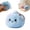 Blue, variant on Dumpling Plush Keychain, Lovely Plush Steamed Dumpling Keychain Soft Bun Ornament for Purses Bags and Keys