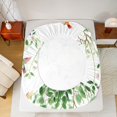 thumbnail image 5 of Castle Fairy Flying Hummingbird 3pcs Twin Sheet Sets,Tree Leaves Twin Fitted Sheet,Floral Animal Breathable Flat Sheet,Microfiber Botanical Bedroom Decor, 5 of 7