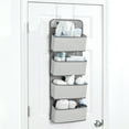 thumbnail image 3 of Delta Children 4 Pocket Over The Door Hanging Organizer - 2 Pack, Easy Storage/Organization Solution - Versatile and Accessible in Any Room in the House, Cool Grey, 3 of 5