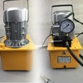 thumbnail image 7 of Miumaeov Electric Driven Hydraulic Pump, 110V 750W 70MPa Single Acting Hydraulic Electric Pump Solenoid Valve Control Oil Pump Hydraulic Pump Power Pack 10000PSI 1400r/Min, 7 of 7