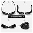 thumbnail image 4 of Gafas de sol Joopin grandes plegables polarizadas UV400 negras para mujer, 4 of 6