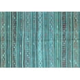 thumbnail image 1 of Ahgly Company Indoor Rectangle Southwestern Light Blue Country Area Rugs, 5' x 8', 1 of 4