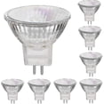 thumbnail image 1 of 12v 35w Halogen Lamps Gu4 Spot Base 2800k Warm White, Dimmable, Pack Of 8, 1 of 5