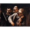 thumbnail image 3 of Honoré Daumier 24x19 Black Modern Framed Museum Art Print Titled - Trio of Amateurs (1863-1867), 3 of 5
