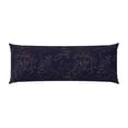 thumbnail image 2 of Lsque Copper-Gold Gloss Outline Flower1 Body Pillow Case Cover,Ultra-Soft Microfiber Bed Pillow Cases 20x54 inches,Elegant Bedding,Breathable Durable Pillow Cover with Envelope Closure, 2 of 8