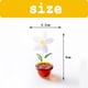 thumbnail image 2 of Figuras de cristal soplado artesanales, miniflores bonitas, plantas, arte de cristal, coleccionables, hogar, oficina, mesa, jardín, simulación, plantas, decoraciones, adornos interiores de automóviles, 2 of 6