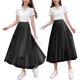 thumbnail image 1 of SAYOO Faldas de tul midi para mujer, faldas tutú informales de malla elástica de cintura alta SAYOO Sexy, 1 of 10