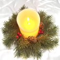 thumbnail image 4 of 4PCS 9''Mini Christmas Wreaths, with Ribbon Bows, Red Berry & Gold Ball, Small Wreath Hanging for Wall Farmhouse Window Front Door Xmas Decor, 4 of 12