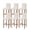 Off White, variant on Simple Line Linen Texture Bar Stool Covers Set of 6, Beige Modern Art Geometric Stretch Washable Bar Chair Covers with Backs, Removable Pub Counter Height Chair Cover for Kitchen Dining Room Cafe