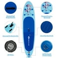 thumbnail image 5 of Spaco 10 Feet Inflatable Stand Up Paddle Board with Adjustable Paddle Pump, Wide Stable Design, Non-Slip Comfort Deck for Youth & Adults, 5 of 10