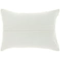 thumbnail image 2 of Nourison Luminescence Fully Beaded Silver Decorative Throw Pillow , 10" X 14", 2 of 5