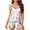 White 01, variant on Smsaxvxz Pajama Set for Women Fashion Floral Printed Ruffle Sleeve Casual Loose Camisole Top and Shorts Sleepwear Sets Yellow 01 2XL